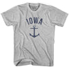 Iowa State Anchor Home Cotton Adult T-shirt by Ultras