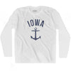 Iowa State Anchor Home Cotton Adult Long Sleeve T-shirt by Ultras