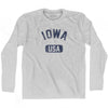Iowa USA Adult Cotton Long Sleeve T-shirt by Ultras