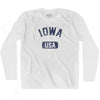 Iowa USA Adult Cotton Long Sleeve T-shirt by Ultras