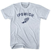 Ipswich Running Track Winged Foot Adult Tri-Blend T-shirt by Tribe Lacrosse