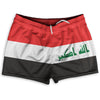 Irag Country Heritage Flag Shorty Short Gym Shorts 2.5" Inseam Made In USA by Shorty Shorts