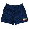 Iran Country Heritage Flag Rugby Shorts Made In USA by Rugby Shorts