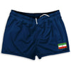 Iran Country Heritage Flag Shorty Short Gym Shorts 2.5" Inseam Made In USA by Shorty Shorts