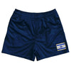 Israel Country Heritage Flag Rugby Shorts Made In USA by Rugby Shorts