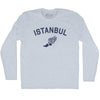 Istanbul Running Track Winged Foot Adult Tri-Blend Long Sleeve T-shirt by Tribe Lacrosse