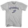 Istanbul Running Track Winged Foot Adult Cotton T-shirt by Tribe Lacrosse