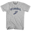 Istanbul Running Track Winged Foot Adult Cotton T-shirt by Tribe Lacrosse