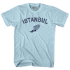 Istanbul Running Track Winged Foot Adult Cotton T-shirt by Tribe Lacrosse