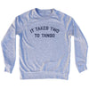 It Takes Two To Tango Adult Tri-Blend Sweatshirt by Tribe Lacrosse