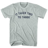 It Takes Two To Tango Adult Tri-Blend T-shirt by Tribe Lacrosse