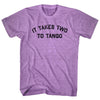 It Takes Two To Tango Adult Tri-Blend T-shirt by Tribe Lacrosse