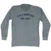 It's A Good Day For Golf Adult Tri-Blend Long Sleeve T-shirt