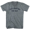 It's A Good Day For Golf Tri-Blend V-neck Womens Junior Cut T-shirt