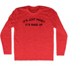 It'S Just Money It'S Made Up Adult Tri-Blend Long Sleeve T-shirt by Tribe Lacrosse