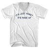 It'S Just Money It'S Made Up Adult Cotton V-neck T-shirt by Tribe Lacrosse