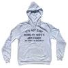 It's Not Easy Being My Wife's Arm Candy Cotton-Poly Blend Hoodie