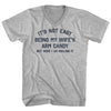 It's Not Easy Being My Wife's Arm Candy Adult Cotton V-neck T-shirt