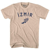 Izmir Running Track Winged Foot Adult Cotton T-shirt by Tribe Lacrosse