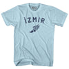 Izmir Running Track Winged Foot Adult Cotton T-shirt by Tribe Lacrosse