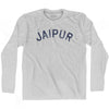 Jaipur Vintage City Adult Cotton Long Sleeve T-shirt by Ultras