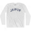Jaipur Vintage City Adult Cotton Long Sleeve T-shirt by Ultras
