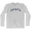 Jakarta Vintage City Adult Cotton Long Sleeve T-shirt by Ultras