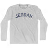 Jeddah Vintage City Adult Cotton Long Sleeve T-shirt by Ultras