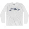 Jeddah Vintage City Adult Cotton Long Sleeve T-shirt by Ultras