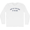 Just Put The Fries In The Bag Adult Cotton Long Sleeve T-shirt by Tribe Lacrosse