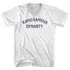 Kamehameha Dynasty Adult Cotton V-neck T-shirt by Tribe Lacrosse