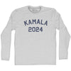 Kamala 2024 Adult Cotton Long Sleeve T-shirt by Tribe Lacrosse
