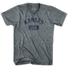 Kansas USA Adult Tri-Blend V-neck Womens T-shirt by Ultras