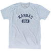 Kansas USA Adult Tri-Blend T-shirt by Ultras