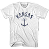 Kansas State Anchor Home Cotton Adult T-shirt by Ultras