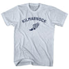 Kilmarnock Running Track Winged Foot Adult Tri-Blend T-shirt by Tribe Lacrosse