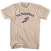 Kilmarnock Running Track Winged Foot Adult Cotton T-shirt by Tribe Lacrosse