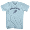 Kilmarnock Running Track Winged Foot Adult Cotton T-shirt by Tribe Lacrosse