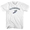 Kilmarnock Running Track Winged Foot Adult Cotton T-shirt by Tribe Lacrosse