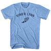 King's Lynn Running Track Winged Foot Adult Tri-Blend T-shirt by Tribe Lacrosse