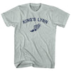 King's Lynn Running Track Winged Foot Adult Tri-Blend T-shirt by Tribe Lacrosse