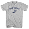 King's Lynn Running Track Winged Foot Adult Cotton T-shirt by Tribe Lacrosse