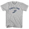King's Lynn Running Track Winged Foot Adult Cotton T-shirt by Tribe Lacrosse