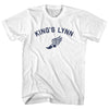 King's Lynn Running Track Winged Foot Adult Cotton T-shirt by Tribe Lacrosse