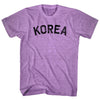 Korea Adult Tri-Blend T-shirt by Tribe Lacrosse
