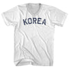 Korea Adult Cotton V-neck T-shirt by Tribe Lacrosse