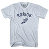 Kosice Running Track Winged Foot Adult Tri-Blend T-shirt by Tribe Lacrosse