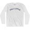 Kuala Lumpur Vintage City Adult Cotton Long Sleeve T-shirt by Ultras