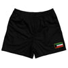 Kuwait Country Heritage Flag Rugby Shorts Made In USA by Rugby Shorts