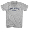 Lake George Camp Adult Cotton V-neck T-shirt by Tribe Lacrosse